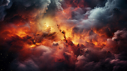 Fototapeta na wymiar fire in the forest HD 8K wallpaper Stock Photographic Image 