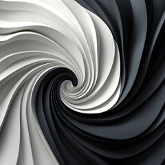 Black and White abstract pattern.