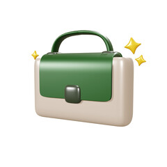 3d work bag icon