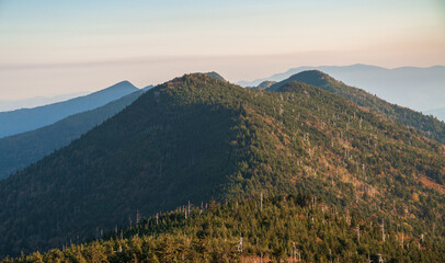 An Overlook at Mount Mitchell State Park, North Carolina