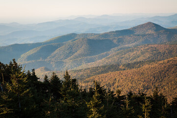 An Overlook at Mount Mitchell State Park, North Carolina