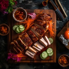 Japanese Grilled Pork Belly BBQ