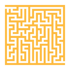 Maze Geometric Illustration