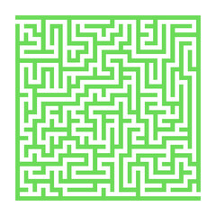 Maze Geometric Illustration