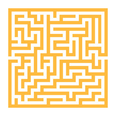 Maze Geometric Illustration