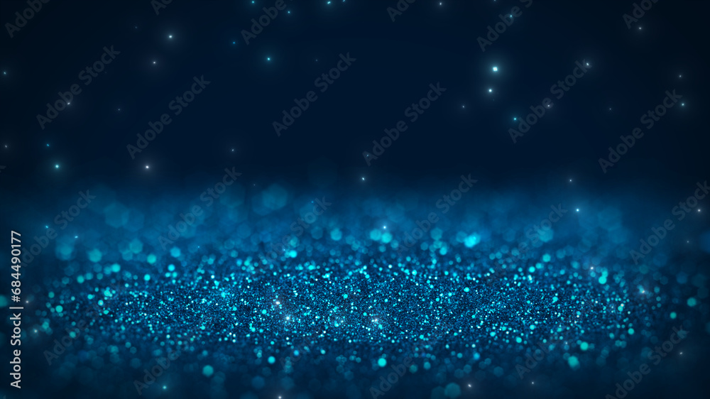 Poster abstract particle background concept decoration presentation green glittering sparkles luxury advert