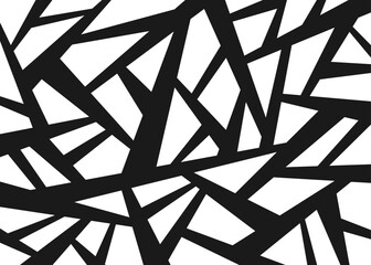 Abstract background with geometric and irregular line pattern