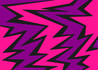 Abstract background with colorful geometric sharp and spike line pattern