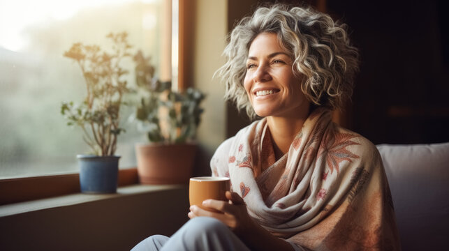 a woman sits on the chair, digital detox
