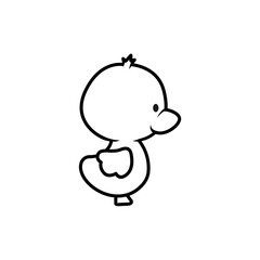cute little duck coloring book set collection