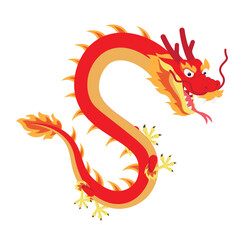 Chinese New Year Dragon Element