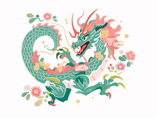 辰年　龍のイラスト