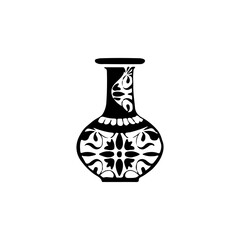 vector illustration pot ornament concept