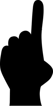 recommend clip art: hand sign silhouette