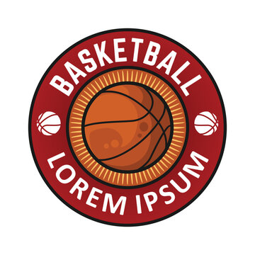 A logo with basketball players appearing agile and coordinated, creating an image of team cohesion and synergy