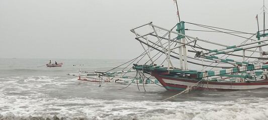 Fishing Boat on Harbor
