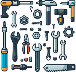 Obraz premium 도구모음