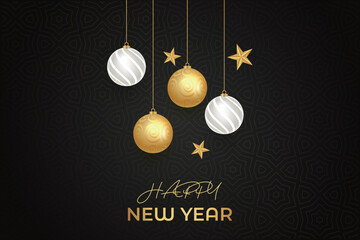 Chinese New Year festival celebration, Happy New Year background decorative elements collection.