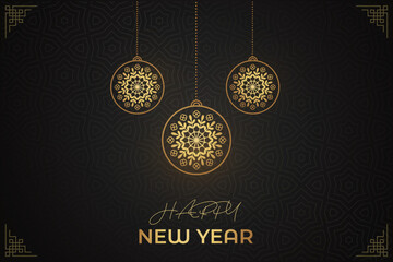 Chinese New Year festival celebration, Happy New Year background decorative elements collection.