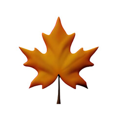 3D maple leaf
