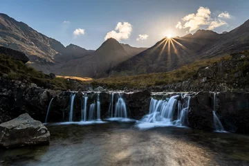 Foto auf Acrylglas Nordeuropa Fairy Pools, Isle of Skye, Highlands, Inner Hebrides, Scotland, United Kingdom, Europe