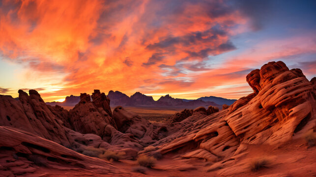 Valley of Fire near Las Vegas Nevada United States