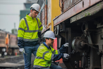 Rail technicians identify, repair engine issues, prevent fuel leaks for efficient train operation