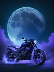 cool motorcyle created with ai