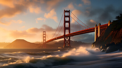 Golden Gate Bridg. generative ai.