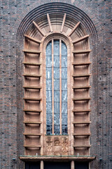 old large stone window in a wall