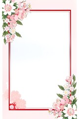Sakura border frame Illustration