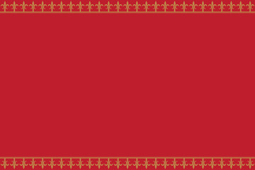 Ornate of vintage style pattern. Classic style stripes gold on red background. Design print for textile, festiv, ornament, gift, wrapping, card, textile, wallpaper, background. Set 183