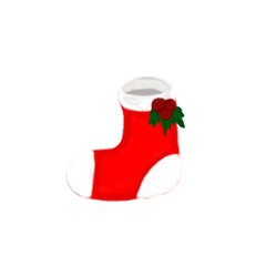 christmas sock with gifts