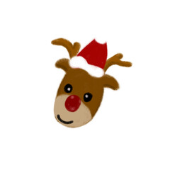 christmas reindeer isolated on white