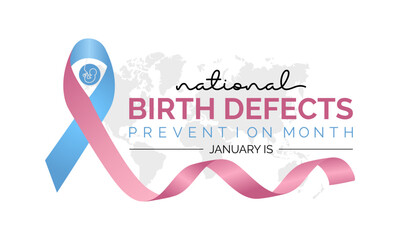 National Birth Defects Prevention Month vector template. Raising Awareness and Supporting Healthy Pregnancies with Birth Defect Prevention Graphics. background, banner, card, poster design.