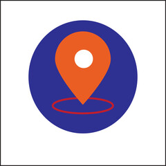 Map Pinpoint Symbol, Map icon 
