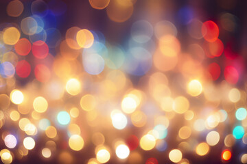 Cape Christmas Lights Wallpaper With Glitter Created Using Artificial Intelligence