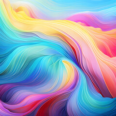 Illustration of abstract colorful wave shading background.
