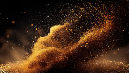gold dust particles astronomy astronomy science, fantasy