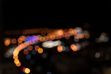 Fotobehang lights in the night © Ian