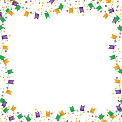 Mardi gras frame
