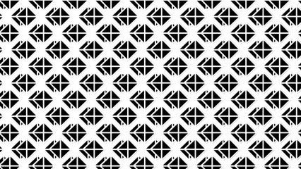 Black and white seamless background with squares