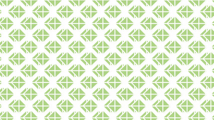 Green and white seamless background with squares