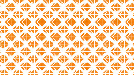 Orange and white seamless background with squares