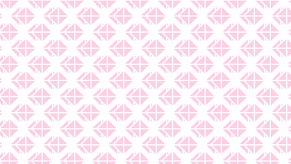 Pink and white seamless background with squares