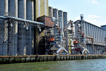 Rouen, France - june 13 2023: silo