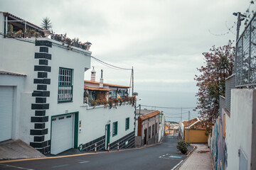 From the streets of the historical town Icod de los Vinos. Tenerife, Canary Islands, Spain