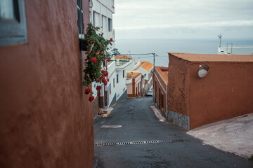 From the streets of the historical town Icod de los Vinos. Tenerife, Canary Islands, Spain