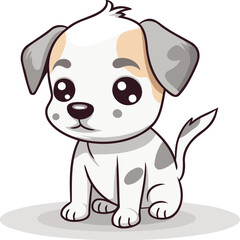 Cute dog design vector illustration eps10 graphic on white background
