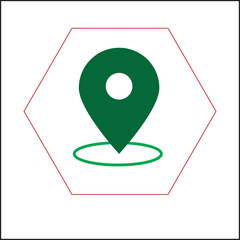 map pointer with icon